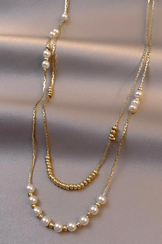 18k Gold Non-tarnish Stainless Steel Necklace