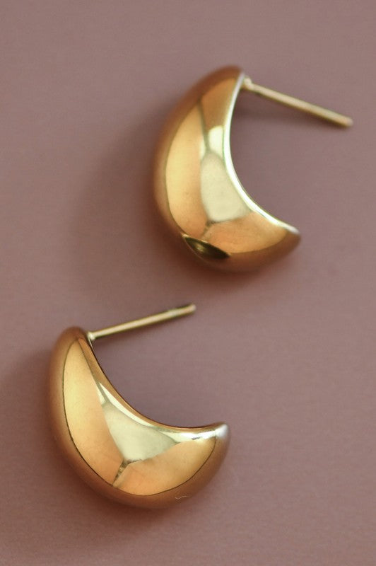 Gold Teardrop Earrings