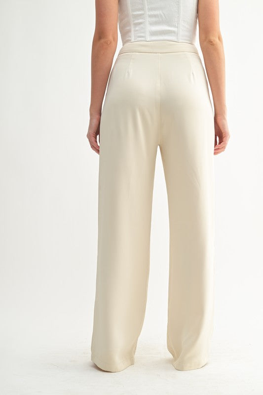 Tailored Straight-leg Pants