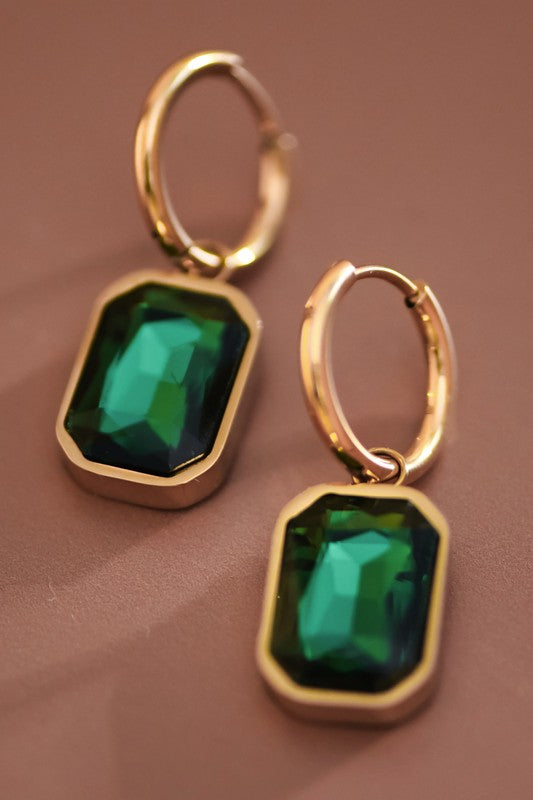 Stainless Steel Drop Earrings