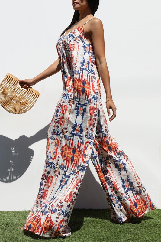 Loose Fit Woven Jumpsuit