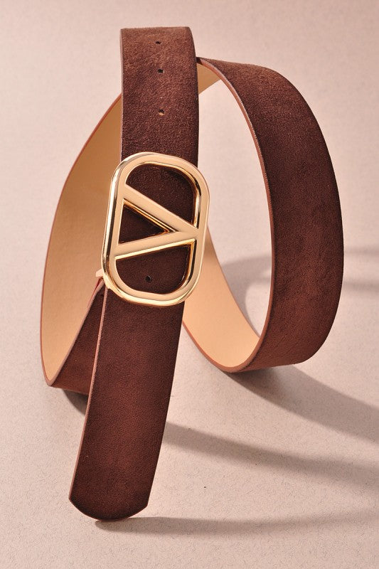 Minimalist Chic Unique Buckle Belt