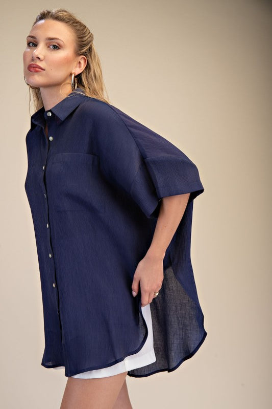Oversize Button Down Shirts