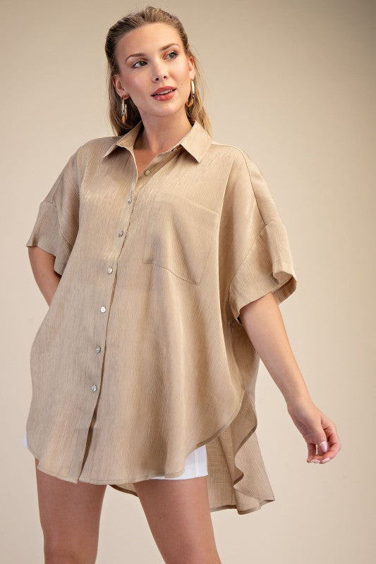 Oversize Button Down Shirts
