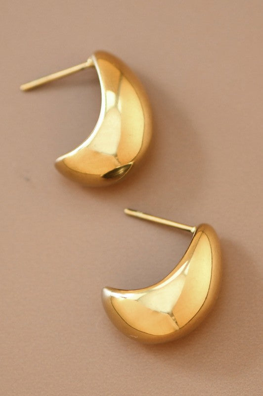 Gold Teardrop Earrings