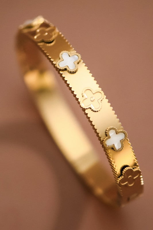 Gold Waterproof Stainless Steel Bracelet
