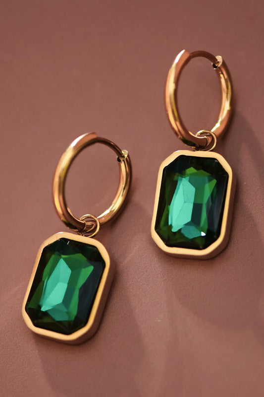 Stainless Steel Drop Earrings