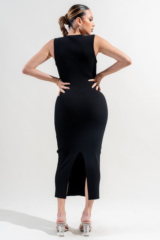 Sweater Rib Dress