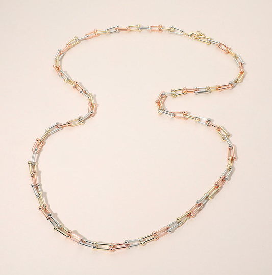Industrial Link Chunky Chain Long Necklace